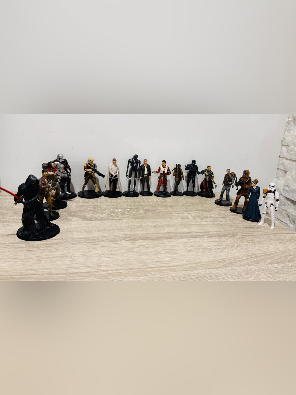 Star Wars Disney Store PVC Figure Lot of 16 - Kylo Ren Rogue One Force Awakens